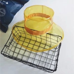 Yellow Transparent Bucket Hat